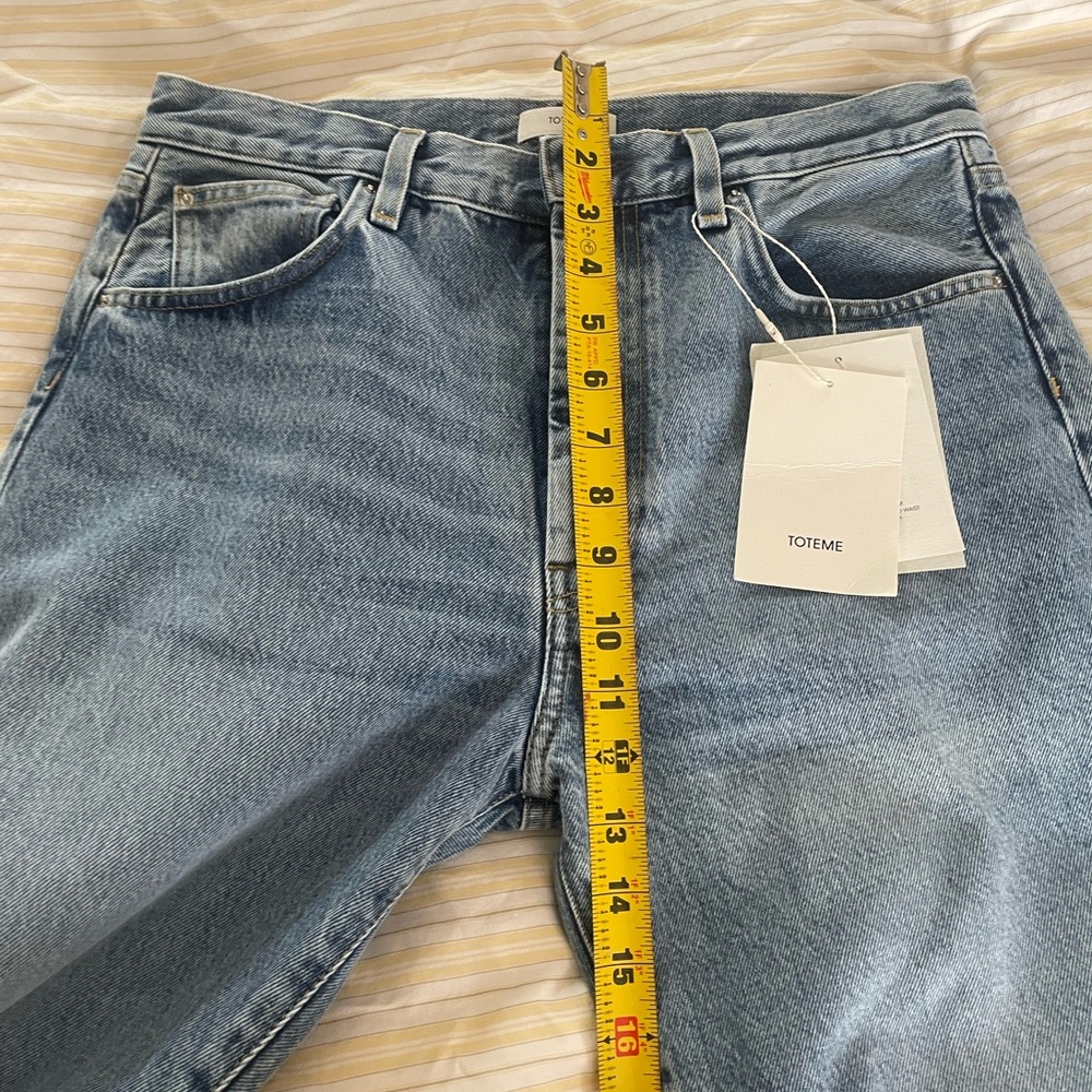 Toteme Twisted seam denim worn blue NWT - Picture 7 of 10